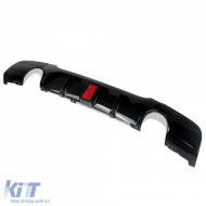 F1 light diffuser 335i style suitable for BMW E90 E91 M bumper Black Piano Lacquer!-image-6261022