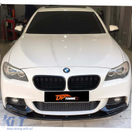 image-5-F10 M Performance Front Lip Piano Black Vacuum Plastic / 2010-2017