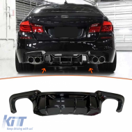 image-21-F10 M5 Competition Diffuser Piano Black ABS / 2010-2017