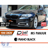 F10 M5 Front Grille Piano Black ABS / 2010-2017