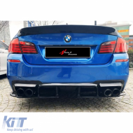 image-31-F10 Vorstainer Diffuser 3 Piece R+L Dual Output Piano Black Vacuum Plastic / 2010-2017