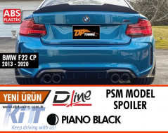 image-20-F22 Coupe PSM Style Spoiler Klavierlack ABS / 2014-2020
