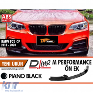 image-4-F22 M Performance Design Design Frontlippe Klavier Schwarz ABS / 2013-2020