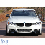 image-26-F30 M Performance Front Flaps Piano Black Vacuum Plastic / 2012-2018