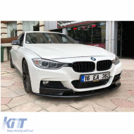 F30 M Performance Front Lip Piano Black Vacuum Plastic / 2012-2018 - DTBKB6027289