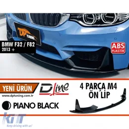 image-76-F30 M3 Frontlippe Klavier Schwarz ABS / 2012-2018 (4 Teile)