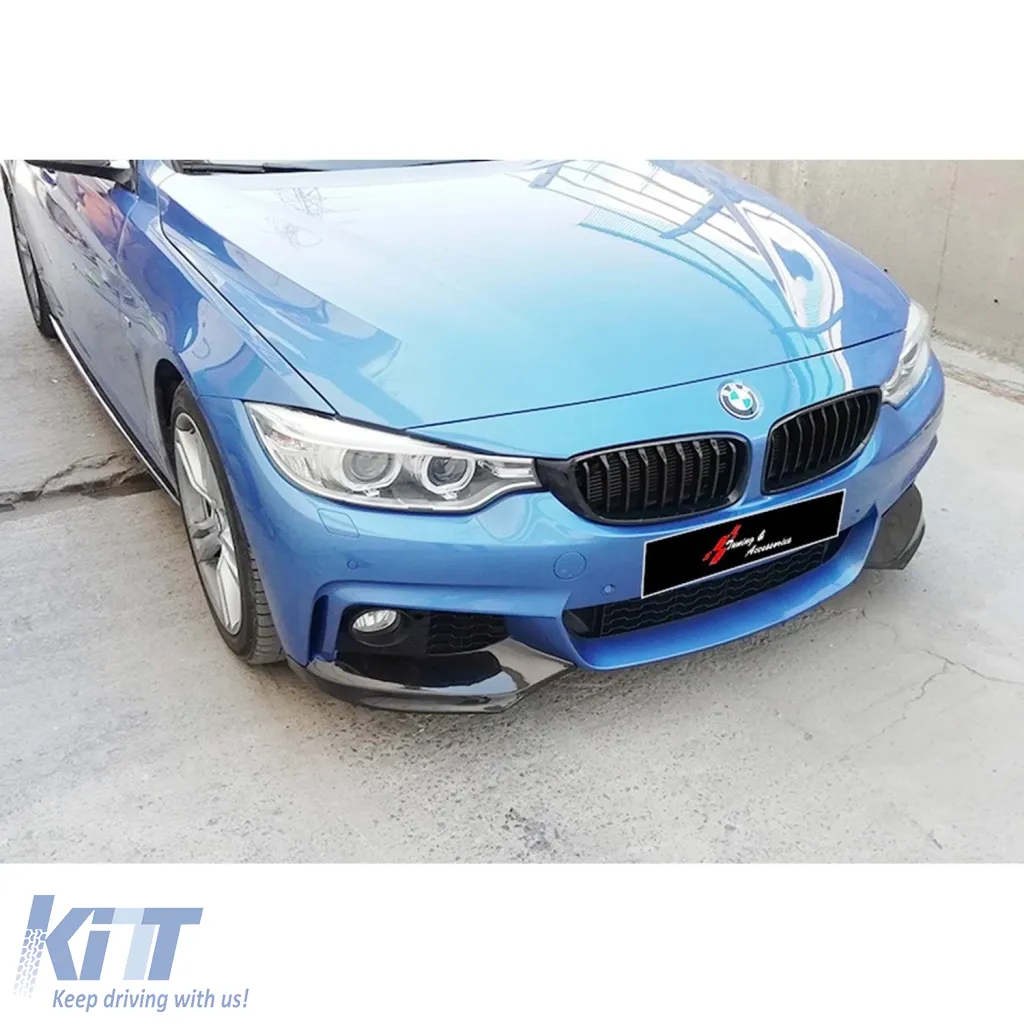 F32 - F36 M Technic Front splitters piano black 2014-2020