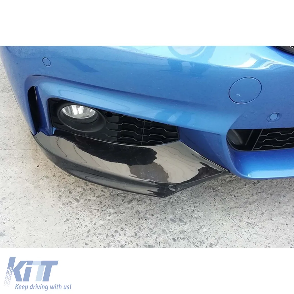 F32 - F36 M Technic Front splitters piano black 2014-2020