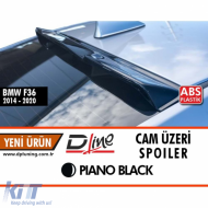 F36 Roof Spoiler Piano Black ABS / 2014-2020 - DTRSB6026156