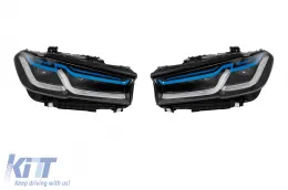 F90-Stil Tuning-Paket geeignet für BMW 5er G30 2017–2020 – Umrüstung auf LCI (nach 2021)-image-6139347