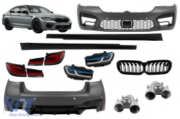 image-74-F90-style tuning package suitable for BMW 5 Series G30 2017–2020 – conversion to LCI (after 2021)