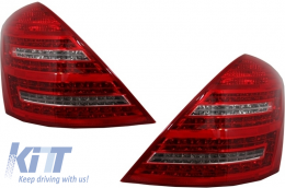 Facelift Body Kit  para Mercedes S W221 LWB 05-09 Parachoques LED Luces Escape-image-6005944