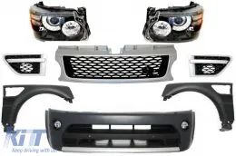 image-48-Facelift Conversione per Sport 2005-2013 L320 Autobiography Look Fari Parafanghi
