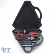 Fahrzeug-Werkzeugset, Starthilfekabel, Taschenlampe, Zange, Schraubendreher, 30-teilig-image-6195005