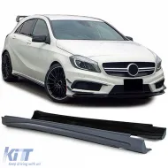 image-6-Faldones laterales de aspecto deportivo adecuados para Mercedes A-Class W176 12-18