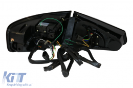 Fanali LED per AUDI A4 B8 12-15 Limousine rosso bianco luce sequenziale-image-6066918