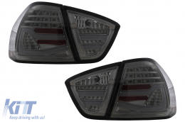 Fanali LED per BMW Serie 3 E90 Berlina 03.2005-08.2008 Fumé Taillights-image-6113214