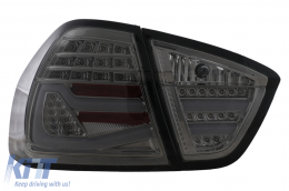 Fanali LED per BMW Serie 3 E90 Berlina 03.2005-08.2008 Fumé Taillights-image-6113215
