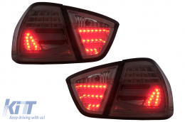 Fanali LED per BMW Serie 3 E90 Berlina 03.2005-08.2008 Fumé Taillights-image-6113221