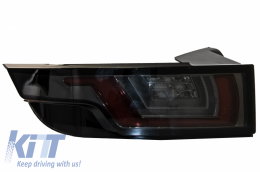 Fanali LED per Evoque L538 11-14 Dynamic Sequential Turning Light Fumo Nero--image-6045797