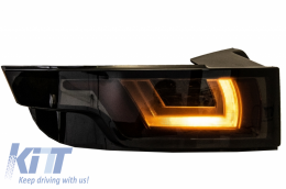 Fanali LED per Evoque L538 11-14 Dynamic Sequential Turning Light Fumo Nero--image-6045799
