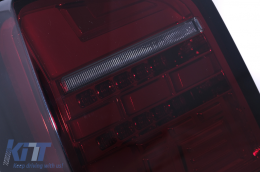 Fanali posteriori Full LED per VW Transporter V T5 Facelift 2010-2015 Dynamic Signal Fumo Rosso-image-6111417