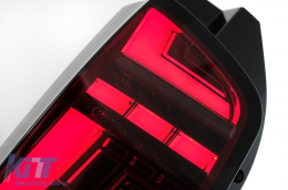 Fanali posteriori Full LED per VW Transporter V T5 Facelift 2010-2015 Dynamic Signal Fumo Rosso-image-6111427