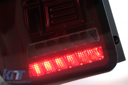 Fanali posteriori Full LED per VW Transporter V T5 Facelift 2010-2015 Dynamic Signal Fumo Rosso-image-6111429
