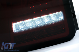 Fanali posteriori Full LED per VW Transporter V T5 Facelift 2010-2015 Dynamic Signal Fumo Rosso-image-6111432