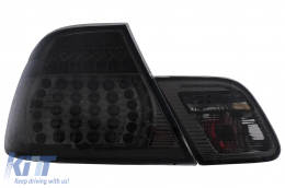 Fanali Posteriori LED per BMW Serie 3 E46 Coupé Cabrio 04.2003-2006 Fumé-image-6112812