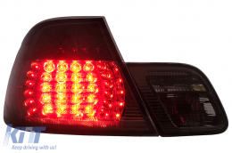 Fanali Posteriori LED per BMW Serie 3 E46 Coupé Cabrio 04.2003-2006 Fumé-image-6112819