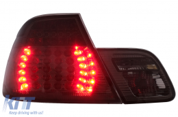 Fanali Posteriori LED per BMW Serie 3 E46 Coupé Cabrio 04.2003-2006 Fumé-image-6112822