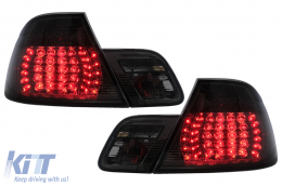 Fanali Posteriori LED per BMW Serie 3 E46 Coupé Cabrio 04.2003-2006 Fumé-image-6112824