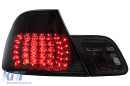 Fanali Posteriori LED per BMW Serie 3 E46 Coupé Cabrio 04.2003-2006 Fumé-image-6112825