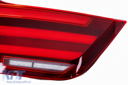 Fanali posteriori LED per BMW Serie 4 F32 F33 F36 M4 F82 F83 2013-03.2019 Rosso Nero-image-6328927