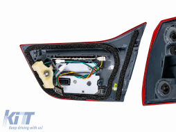 Fanali posteriori LED per BMW Serie 4 F32 F33 F36 M4 F82 F83 2013-03.2019 Rosso Nero-image-6328928