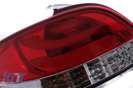 Fanali posteriori LED per Peugeot 206 HatchBack 3 / 5 porte 1998-2004 Rosso Bianco-image-6112611