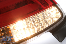 Fanali posteriori LED per Peugeot 206 HatchBack 3 / 5 porte 1998-2004 Rosso Bianco-image-6112623