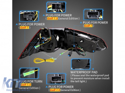 Fanali Posteriori LED per VW Golf 7 7.5 VII 13-19 Facelift G7.5 Luce Svolta Dinamica-image-6113111