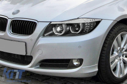 Fanária Emprós 3D LED Mátia Aggélou katállhloi gia BMW Seirá 3 E90 Limouzína E91 Touring (03.2005-08.2008) LHD Mavro-image-6078910
