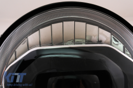 Fanária Emprós CREE LED 7 intsón DRL Máti tou aggélou Amber katállhloi gia metatropí Jeep Wrangler JK (2007-2017) se montélo 2018+-image-6068237