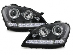 image-0-Fanária Emprós DAYLIGHT katállhlo gia Mercedes M-Class ML W164 (2005-2008) Mavro