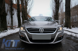 Fanária Emprós DAYLINE LED katállhloi gia VW Passat CC (2008-2012) DRL Look Mavro-image-6059456