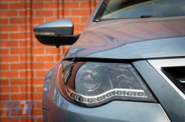 Fanária Emprós DAYLINE LED katállhloi gia VW Passat CC (2008-2012) DRL Look Mavro-image-6096010
