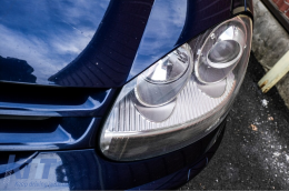 Fanária Emprós Emfánish Xenon katállhloi gia VW Golf 5 V Mk5 (2003-2007) Jetta (2005-2010) GTI R32 Chrómio Edition-image-6108188