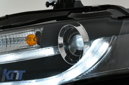 Fanária Emprós katállhloi gia Audi A4 B8 8K (2008-2011) LED Daytime Running Light Bar Xenón Schediasmós LHD-image-6008463