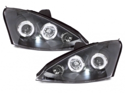 image-62-Fanária Emprós katállhloi gia Ford Focus (1998-2001) Mátia Aggélou 2 LED Halo Rims Mavro