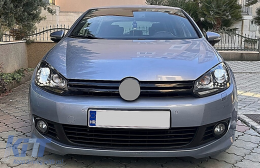 Fanária Emprós katállhloi gia VW Golf 6 VI (10.2008-2012) LED Proboleís Hméras (DRL) DAYLIGHT GTI Look-image-6127757