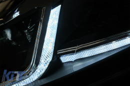 Fanária Emprós LED katállhloi gia VW Golf 6 VI (2008-2013) me Ananéosh G7.5 Look Ashmí Flowing Dunamikó Sequential Fotismós strofís-image-6070447