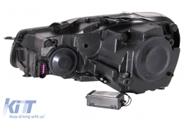 Fanária Emprós LED katállhloi gia VW Golf 6 (2008-2013) me Ananéosh G7.5 Look Mavro Flowing Dunamikó Sequential Fotismós strofís LHD-image-6088149